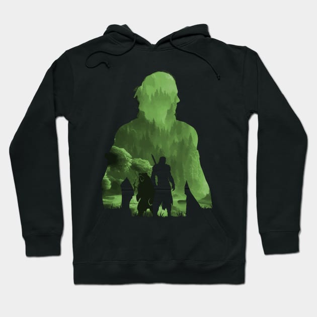 Baldurs Gate 3 - Halsin *Negative Illusion* Hoodie by MyRetroArt